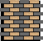 WİNFLEX EKO TUĞLA MİX  AKUSTİK AHŞAP PANEL 