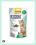 Gimcat Nutripockets Otu ve Multivitamin Kedi Ödülü 60GR