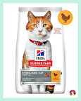 Hill's Science Plan Kısırlaştırılmış Tavuklu Yetişkin Kedi Maması 3kg