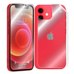 İPhone 12 Mini 5.4 Film Ön Arka Full Koruyucu Membran Nano Hidrojel Koruyucu Set-(5775)