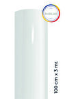 Parlak Beyaz Yapışkanlı Kaplama Folyosu 100 CM  X 3 MT