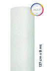Mat Beyaz Yapışkanlı Kaplama Folyosu  137 cm  x 8 mt