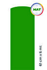 Mat Yeşil Yapışkanlı Kaplama Folyosu 61 CM X 6 MT