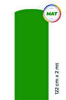 Mat Yeşil Yapışkanlı Kaplama Folyosu 122 CM X 2 MT
