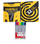 7. Sınıf Hibrit Matematik Soru Bankası Ve 32 Haftalık Kazanım Denemeleri +Fineliner Pen