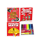 1.sınıf Kolaydan Zora Yeni Nesil Sorularla Problemmatik +Süper Oku Anla +Hızlı Okuma Ve Keçeli Kalem 12'li