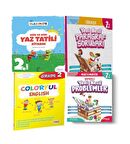 2. Sınıf Gün Ve Gün Yaz Tatili Kitabım+Yeni Nesil Paragraf+ Matematik Soruları Ve Colorful English 2