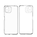 Xiaomi Mi 11 Uyumlu kamera korumalı Yumuşak Dokulu ve Şık Koruma Şeffaf Kılıf