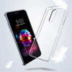 LG K11 Uyumlu kamera korumalı Yumuşak Dokulu ve Şık Koruma Şeffaf Kılıf