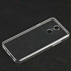 LG Q7 Uyumlu kamera korumalı Yumuşak Dokulu ve Şık Koruma Şeffaf Kılıf