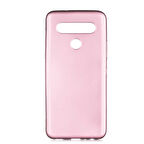 LG K61 Uyumlu Kılıf Esnek ve Darbe Emici Renkli Koruyucu Kapak