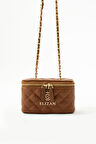 Elizan Çapraz Zincirli Taba Mini Kadın Çantası