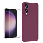 Teleplus Samsung Galaxy S25 Edge Kılıf Leke Tutmaz VX1 Mara Lansman Silikon + Ekran Koruyucu