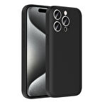 Teleplus iPhone 15 Pro Kılıf Kamera Korumalı Kartlık Hazneli Vitra Kapak