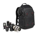 Manfrotto Pro Light Multiloader M, refleks ve aynasız kameralar için sırt çantası, 4 erişim noktası, çoklu tripod eki, 3 kullanım modu, değiştirilebilir bölücüler, siyah