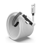 Syntech Bağlantı Kablosu 20 FT Quest2/Quest Pro/Pico 4 Aksesuarları ve PC/Steam VR, Yüksek Hızlı PC Veri Transferi, VR Kulaklık ve Oyun Bilgisayarı için USB C Kablosu