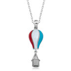 925 Ayar Gümüş Kapadokya Balon Kadın Gümüş Kolye