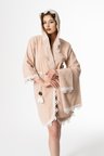 MicroCotton Şalyaka Bornoz – %100 Pamuk, Unisex