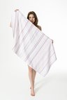 DualWeave Çizgili Peştemal Havlu –  %100 Pamuk 70x140 cm