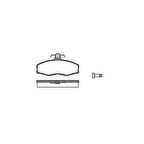 Favorıt 136 89- Favorıt Pıckup 92- Forman 90- Sıerra 82- Ön Fren Balata - 87Bx2K021Aa 