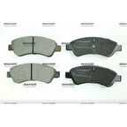 301 12- 208 12- Berlingo 03-08 C3 09-16 Partner 03-08 Ön Fren Balata - 1610489680 Mhr-00355 