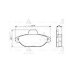 Punto 00-12 Panda 03- Ön Fren Balata - Mhr-31046 - 5892737 