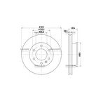 Crafter 06-17 Sprinter 06-17 W906 Ön Havali Tek Teker 300-6 Fren Diski - 2E0615301 Mhr-03677 