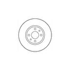 Linea 07- Bravo 07- Stilo 01-10 Arka Düz 251-4 Set Fren Diski - Trw-Df1790 - 46831042 