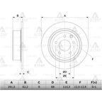 Qashqai 07-13 Juke 11-17 X-Trail 06-13 Arka Fren Diski 292-5 - Bsh-0986479362 - 43206Jd00A 