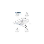 Juke 10- Fluance 10- Pulsar 16- Karbonlu Polen Filtresi - Flt-K1230A - 27277-1Ka0A Fltk1230 
