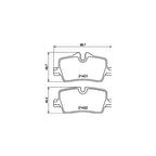 Bmw 3 Seri 20- G20 - G80 Arka Fren Balata - Del-Lp3606 - 34206888825 