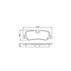 Esse Oto - Range Rover Sport 3 Fren Balatası Arka 11-13 Frd Fdb4105 Lr012993