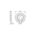 Esse Oto - Astra F Corsa B Vectra A Kalos Aveo Ön Fren Diski 93-01 Bch0986479s98 569054