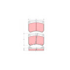 Esse Otomotiv - 323 Ba Ön Fren Balata 95-98 Sbsp1216 B0yw-33-23z
