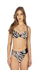 Endeep Kadın Zincir Desenli Destekli Bikini Takımı