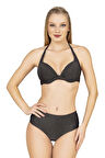 Endeep Kadın Balenli Destekli Yüksek Bel Bikini Takımı