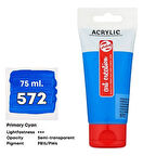 Talens Art Creation Akrilik Boya 75 ml Primary Cyan 572