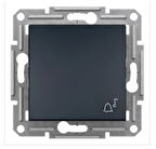 Schneider Electric EPH0800171 Asfora Plus Antrasit Liht Butonu ''Zil'' İşaretli Çerçevesiz
