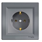 Schneider Asfora Plus Çelik Topraklı Priz Çerçeveli - EPH2900162