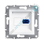 EPH8900121 Schneider Asfora Beyaz Fiber Optik Priz