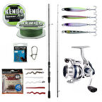 Yek Outdoor Profesyonel LRF Seti Okuma Epixor LRF Ultra Light Game Spin 213cm 1-8gr Olta Kamışı&Okuma ARIA-1000a 1BB Olta Makinesi