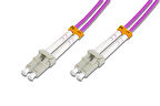 Beek LC-LC Fiber Optik Patch Kablo, Multimode OM 4 50/125 Duplex, 3.0mm, LSZH, 7 metre