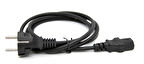Beek Güç Kablosu, Schuko &lt;-&gt; C13, 1.80 metre 3*0.75MM2 H05Z1Z1-F, LSZH&lt;br&gt;
Beek LSZH Power Cable Schuko To C13 1.8 M 3*0.75MM2 H05Z1Z1-F
