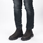 TwoEgoist Erkek Hakiki Deri ve Nubuk Deri Eva Taban Hafif Tasarım Bot