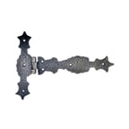 Antika Tarz Dekoratif Pirinç Kuyruklu Zambak Menteşe - 175x248 Mm, Oksit
