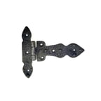 Antika Tarz Dekoratif Pirinç Kuyruklu Düğmeli Menteşe No1 - 117x142 Mm, Oksit