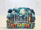 Ahşap İstanbul Temalı Magnet Alk4597