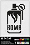BOMB STICKER 15 x 25 cm