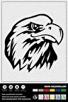 KIZGIN KARTAL STICKER 25 x 25 cm