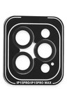 Joko Apple Uyumlu iPhone 15 Pro Max PVD Metal Kamera Lens - Siyah